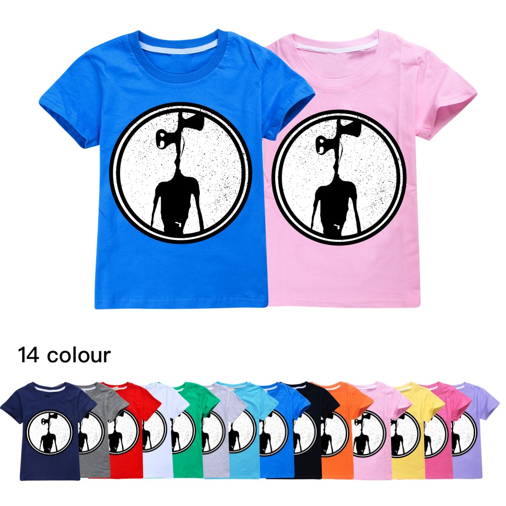 Kid Shirt Game Anime Siren Head T Shirt Boys Tees Girls Summer Casual Cool Tshirts Children 1 - Siren Head Plush