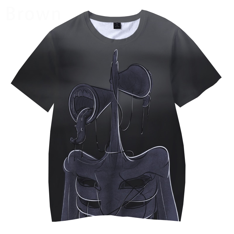 New Fashion Siren Head 3D Print T Shirt for Men Women Casual Short Sleeve Horror Game 2 - Siren Head Plush